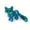 Movable Joint Gradient 3D Printed Cats Desktop Noctilucent Ornament Toy For Kids With Random Color 2