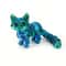 Movable Joint Gradient 3D Printed Cats Desktop Noctilucent Ornament Toy For Kids With Random Color 7