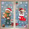 Reusable Christmas PVC Static Glass Stickers No Glue Snowman Santa Tree Xmas Window Decor For Home 1