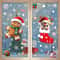 Reusable Christmas PVC Static Glass Stickers No Glue Snowman Santa Tree Xmas Window Decor For Home 8