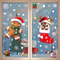 Reusable Christmas PVC Static Glass Stickers No Glue Snowman Santa Tree Xmas Window Decor For Home 8