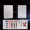 Waterproof Silver Foil Poker Playing Cards Gift Collection for Holiday Party Chess and Card Games