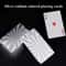Waterproof Silver Foil Poker Playing Cards Gift Collection for Holiday Party Chess and Card Games