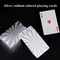 Waterproof Silver Foil Poker Playing Cards Gift Collection for Holiday Party Chess and Card Games