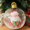 Transparent Giant Inflatable Christmas Ball Christmas Ornaments PVC Inflatable Ball 4