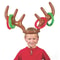 Christmas Party Decor Supplies Inflatable Reindeer Antler Ring Toss Game Antler Shape Balloon Toys 5