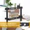 Adjustable Clamp-on Desk Shelf, No Drill, Metal Organizer Rack, High Load-Bearing, Space Saving, Desktop Clamp