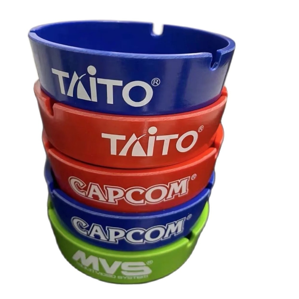 Vintage Gaming Style Ashtray Arcade Themed Cigarette Holder For Decoration 2