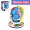 Educational Montessori Globe Piano Music Instruments World Animal Puzzles And Matching Game For Chi 6