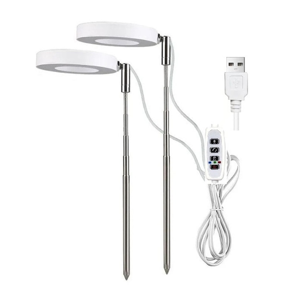 Adjustable Dimmable LED Grow Light Full Spectrum Hydroponics Plant Lamp For Indoor Growing With Tim 7