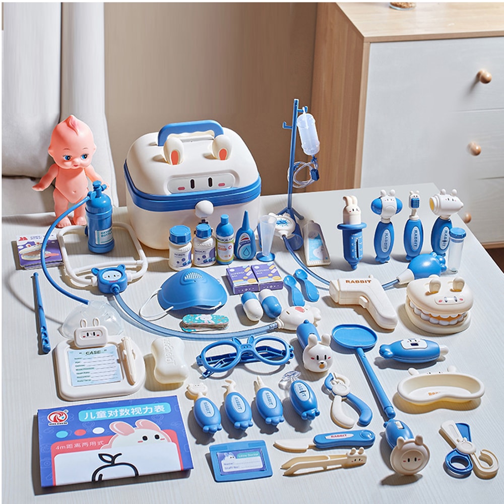 Medical Kit Toys For Kids Kids Doctor Play Set Stethoscope Syringe Dentist Tools Educational Gift F 8