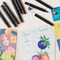 Dual Tip Permanent Colors Alcohol Drawing Markers For Art Illustration School Supplies 2