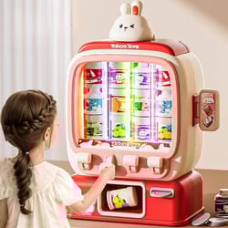 mini auto drinks vending machine coin operated kids toy simulation beverage machine for children christmas pretend play