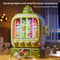 Mini Auto Drinks Vending Machine Coin Operated Kids Toy Simulation Beverage Machine for Children Christmas Pretend Play