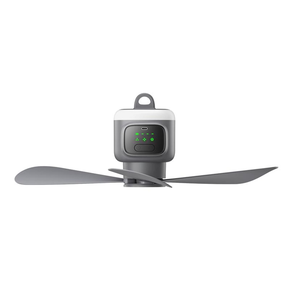 Portable Ceiling Fan With Battery Outdoor Camping Tent Fan Air Circulator Cooler Rechargeable Elect 6