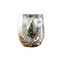 Beautiful Double-Wall Christmas-Themed Glass Mug Heat-Resistant Cup for Coffee Water Ideal Bar Drinkware Christmas Gift