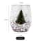 Beautiful Double-Wall Christmas-Themed Glass Mug Heat-Resistant Cup for Coffee Water Ideal Bar Drinkware Christmas Gift