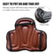 Motorcycle Seat Cushion Western Long Saddle Pad Artificial Leather Shock Soft Equestrian Seat Pad 1