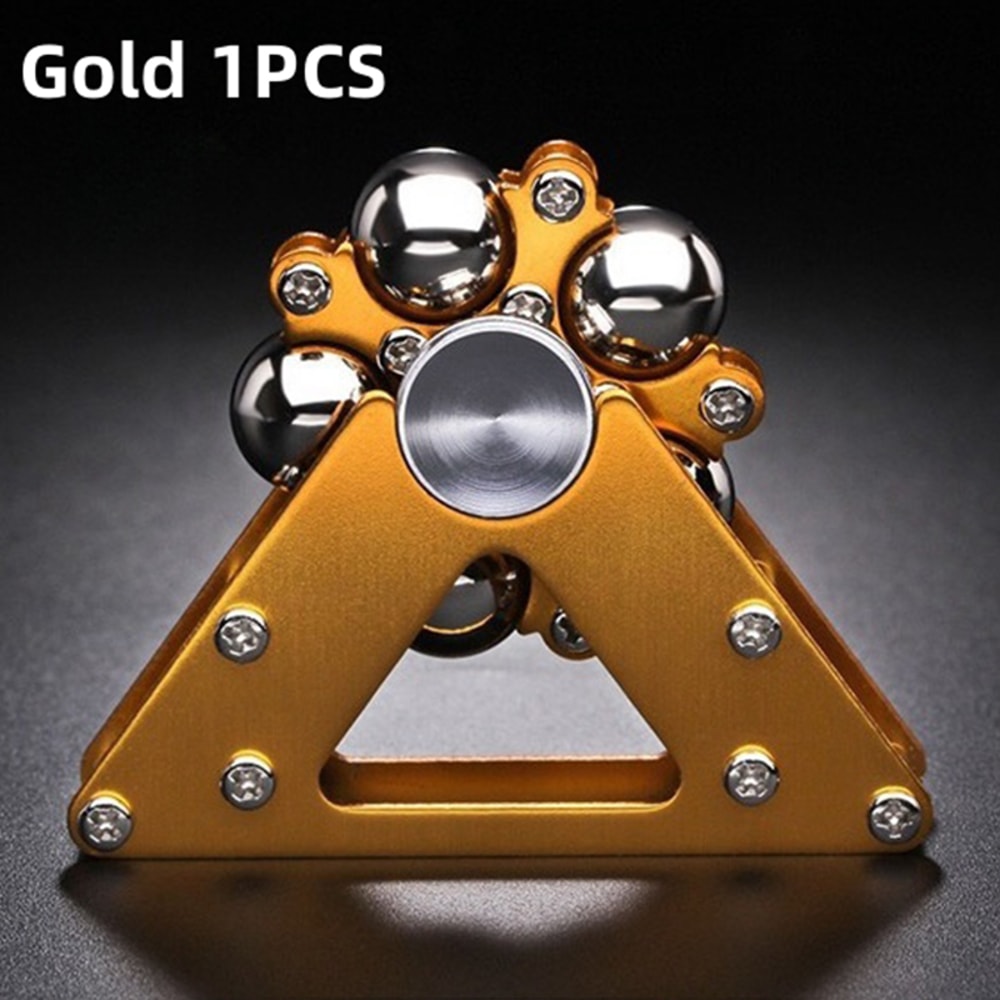 Creative Metal Ornaments Fingertip Gyroscopic Wheel for Adults Advanced Mechanical Desktop Pendant Toys