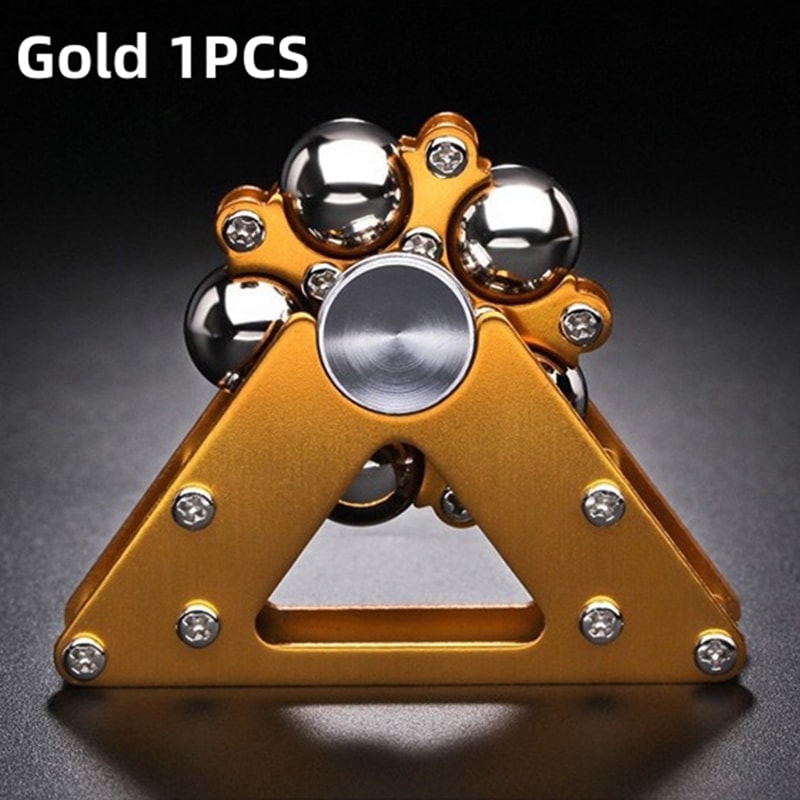 Creative Metal Ornaments Fingertip Gyroscopic Wheel for Adults Advanced Mechanical Desktop Pendant Toys