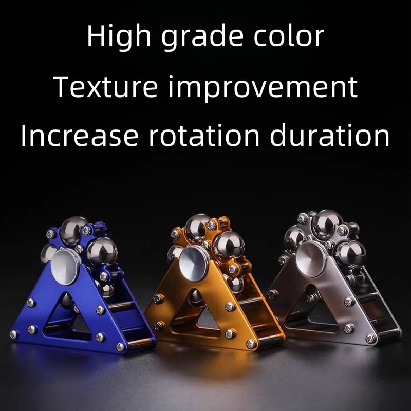 Creative Metal Ornaments Fingertip Gyroscopic Wheel for Adults Advanced Mechanical Desktop Pendant Toys