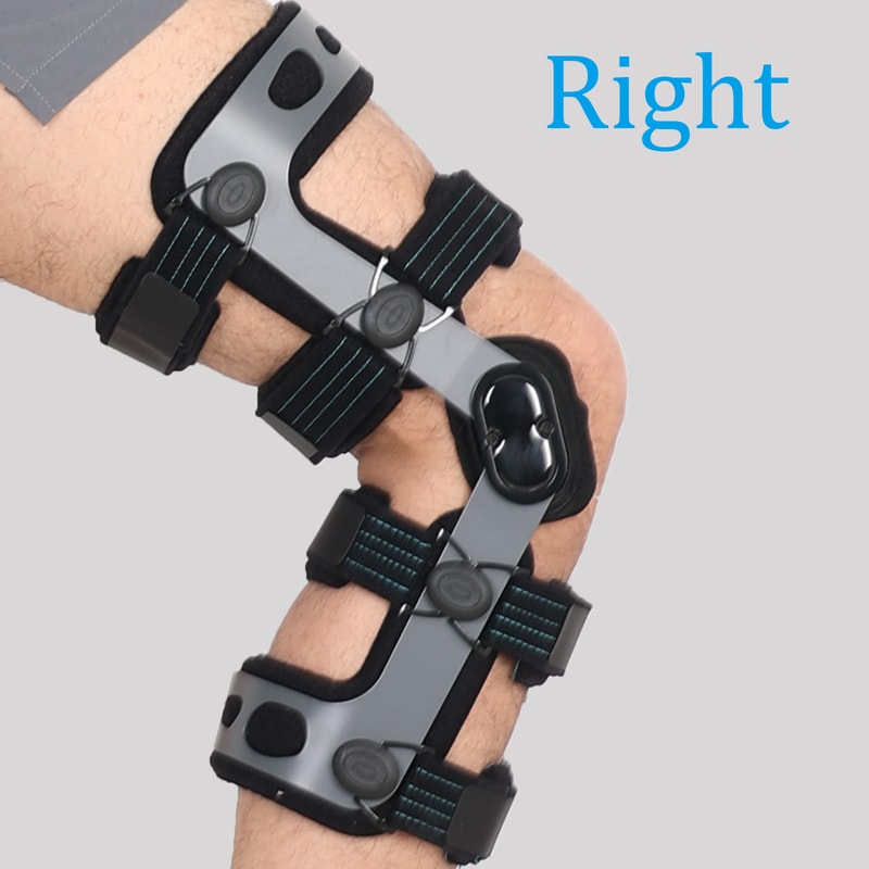 ROM Knee Orthosis for Ligament Injuries Arthritis Meniscus ACL MCL PCL Osteoarthritis Fit Men and Women