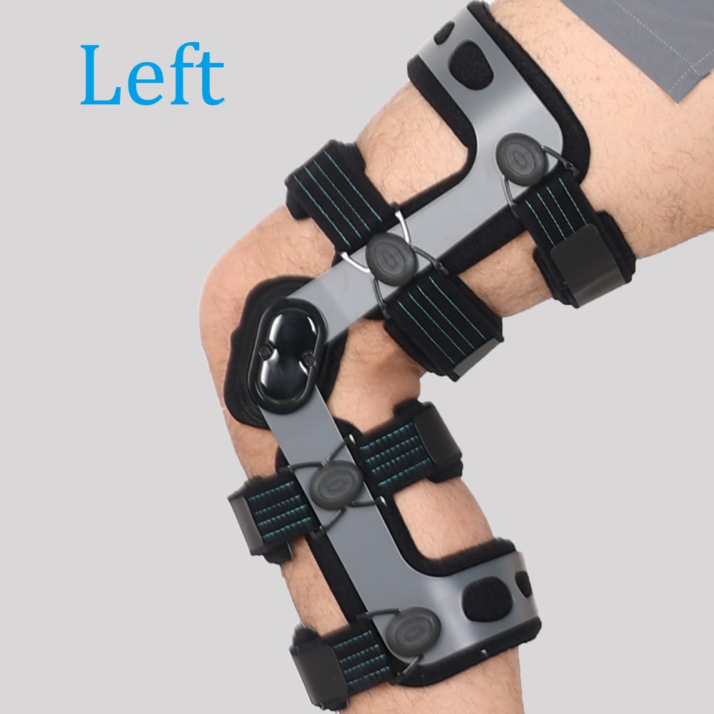 ROM Knee Orthosis for Ligament Injuries Arthritis Meniscus ACL MCL PCL Osteoarthritis Fit Men and Women