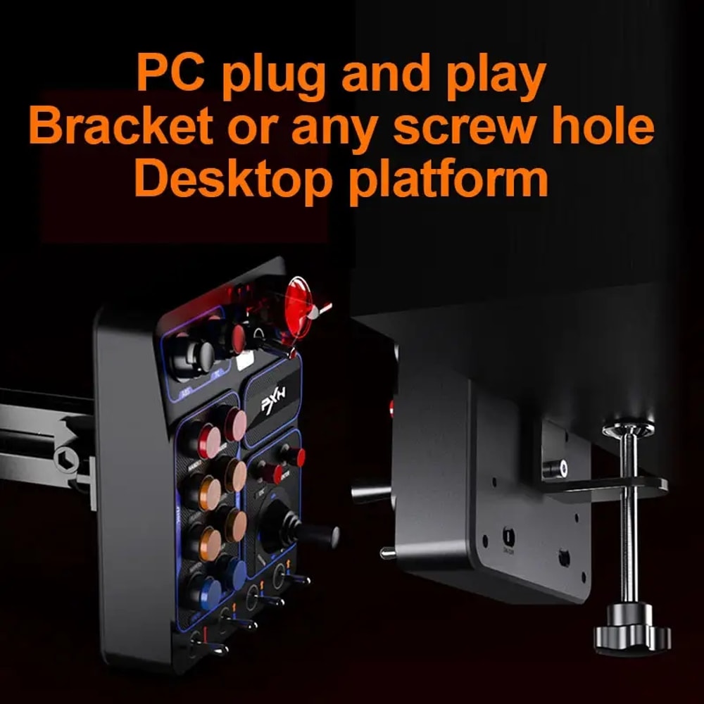 Simulator Race Control Box Multifunctional Keys For EURO Truck Simulator Racing Game Custom PC 6