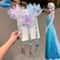 Elsa Princess Hairpin Accessories Disney Frozen Wig Braid Hair Clip For Girls Anime Cartoon Toys Ba 0