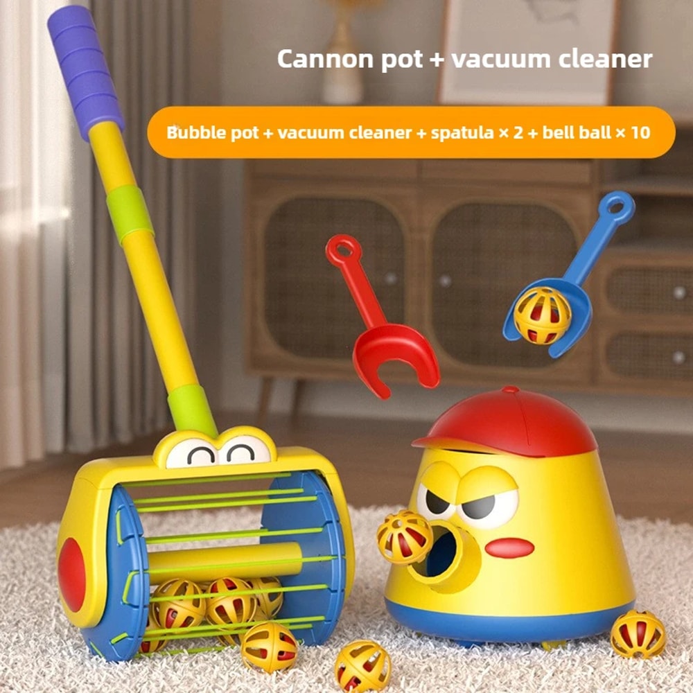 Montessori Educational Bell Emitter Toy, Creative Learning Dust Catcher for Kids, DIY Game for Boys and Girls