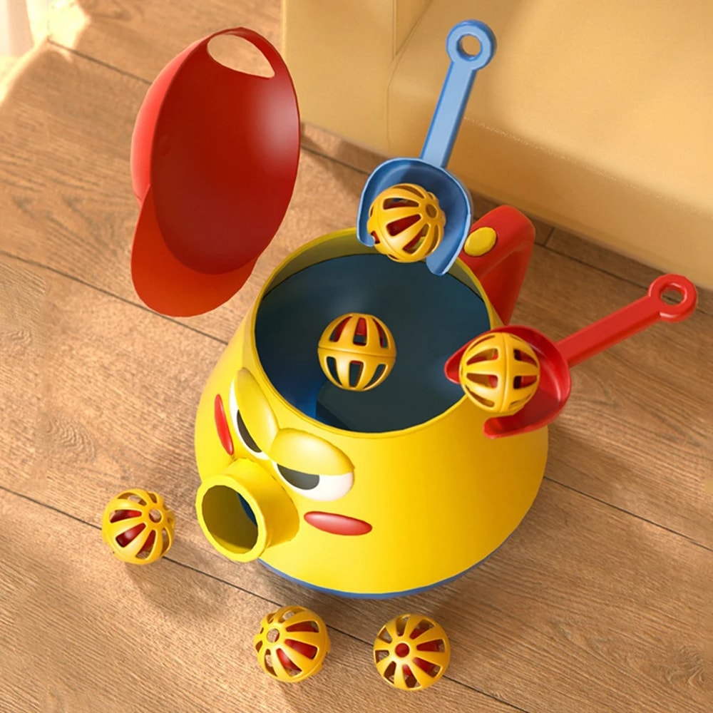 Montessori Educational Bell Emitter Toy, Creative Learning Dust Catcher for Kids, DIY Game for Boys and Girls