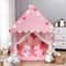 Childrens Tent Folding Tipi Portable Baby Play House Large Pink Princess Castle Child Room Decor 1