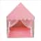 Childrens Tent Folding Tipi Portable Baby Play House Large Pink Princess Castle Child Room Decor 5