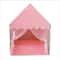 Childrens Tent Folding Tipi Portable Baby Play House Large Pink Princess Castle Child Room Decor 3