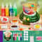 DIY Hot Pot Cooking Toys Kitchen Playset Pretend Hot Pot Machine Toys Educational Bubble Sound Ligh 0