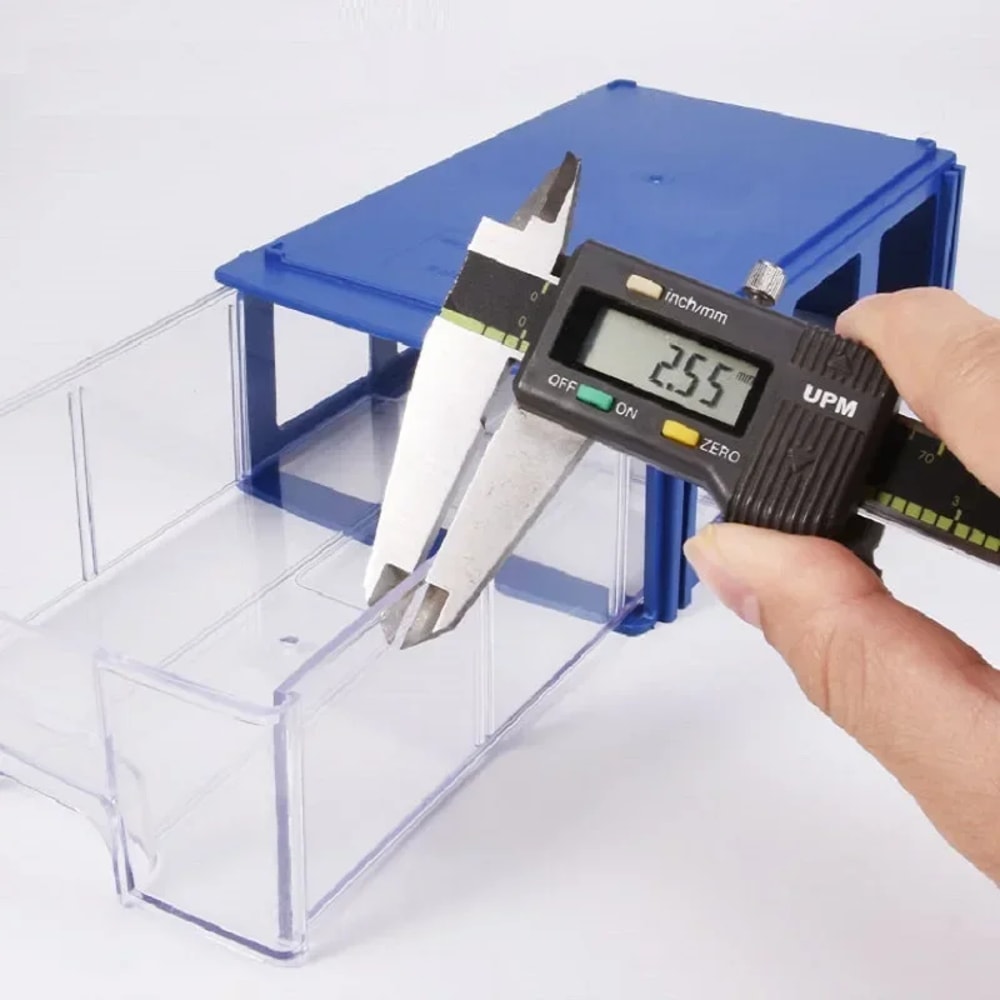 Drawer Storage Box Set Stackable Rectangular Small Parts Organizer for Office Desktop Tool Storage