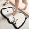 Antislip Cartoon Shaped Foot Mat For Bathroom Absorbent Shower Room Floor Flannel Printed Entrance 7
