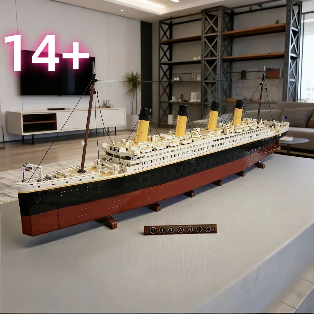 Stock Home Decoration Large Cruise Boat Ship Steamship Desktop Ornament For Kids Gift 0