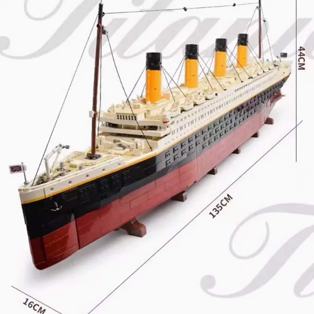 Stock Home Decoration Large Cruise Boat Ship Steamship Desktop Ornament For Kids Gift 3