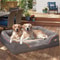 Jumbo Large Orthopedic Dog Bed Memory Foam Quilted Bolstered Pet Couch Elevated Cushion Warm Waterp 2