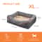 Jumbo Large Orthopedic Dog Bed Memory Foam Quilted Bolstered Pet Couch Elevated Cushion Warm Waterp 6