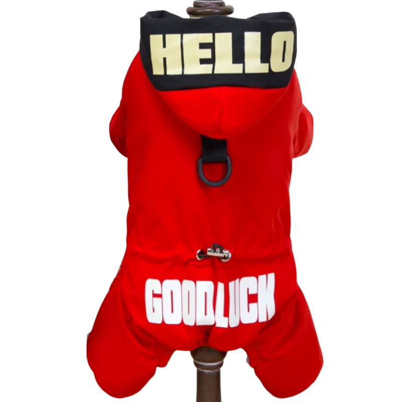 Waterproof Thicken Warm Dog Jumpsuit Winter Hooded Coat For Big Small Dogs Chihuahua Puppy Overalls 4