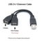 USB Y Cable Power Adapter Male To Female Splitter For PC And Car Data Transmission Charging 3