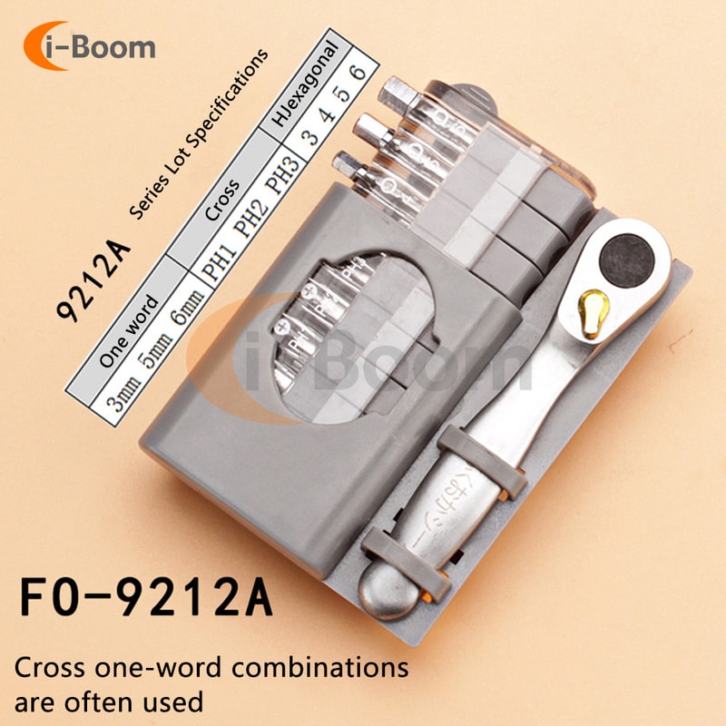 Multifunctional Ratchet Screwdriver Set Torque Wrench with Multi-specification Bit Selection for Home Hand Tools