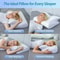 Cervical Neck Pillow With Memory Foam Butterfly Shaped Slow Rebound Design For Neck Protection And 4