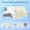 Cervical Neck Pillow With Memory Foam Butterfly Shaped Slow Rebound Design For Neck Protection And 5