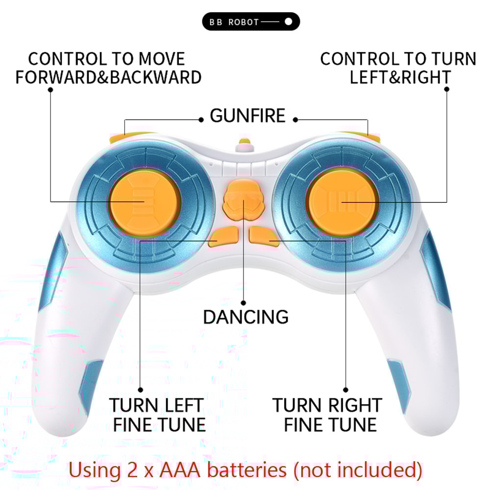 Intelligent RC Robot With 24G Radio Remote Control Gesture Induction Sensor And Sound Watch Model F 3