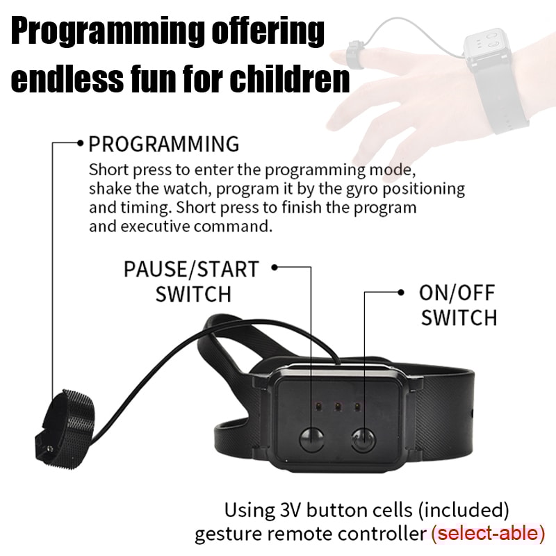 Intelligent RC Robot With 24G Radio Remote Control Gesture Induction Sensor And Sound Watch Model F 5