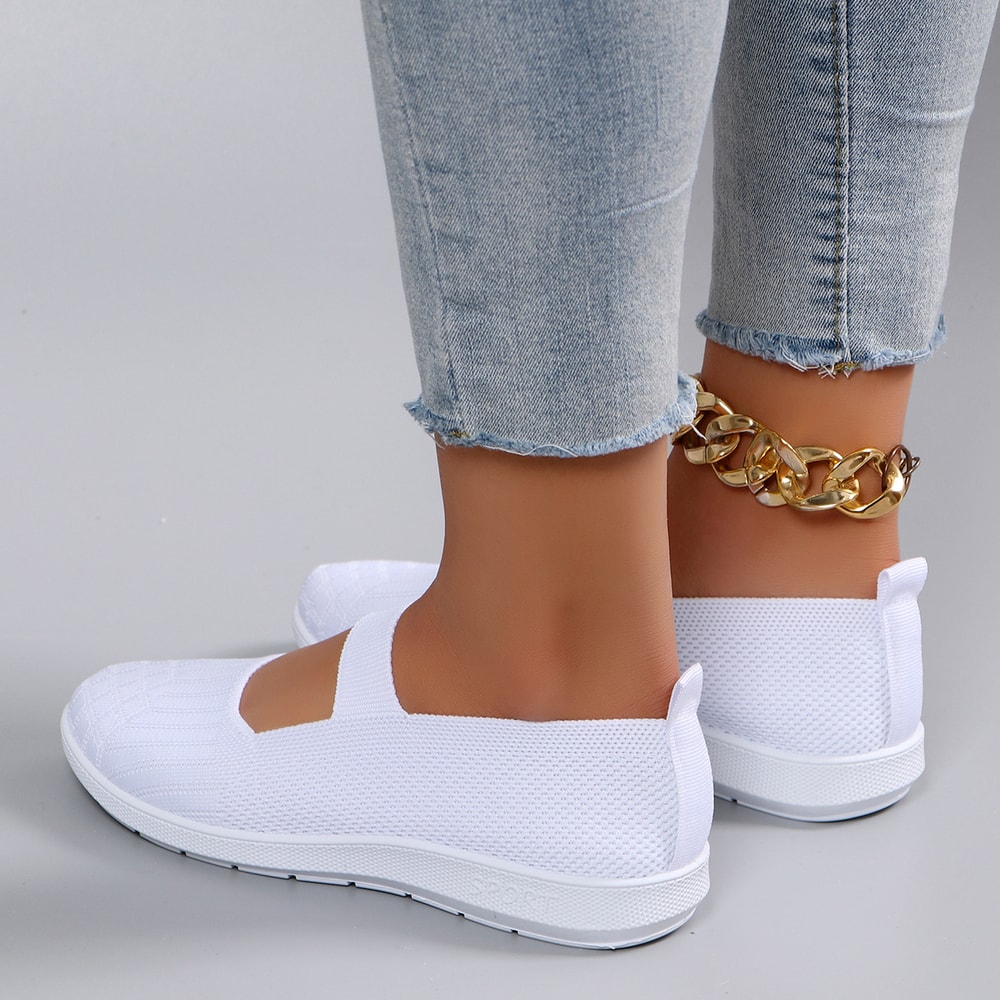 Fashionable Spring Women's Sports Shoes, Lightweight, Non-Slip, Wear-Resistant Flat Shoes