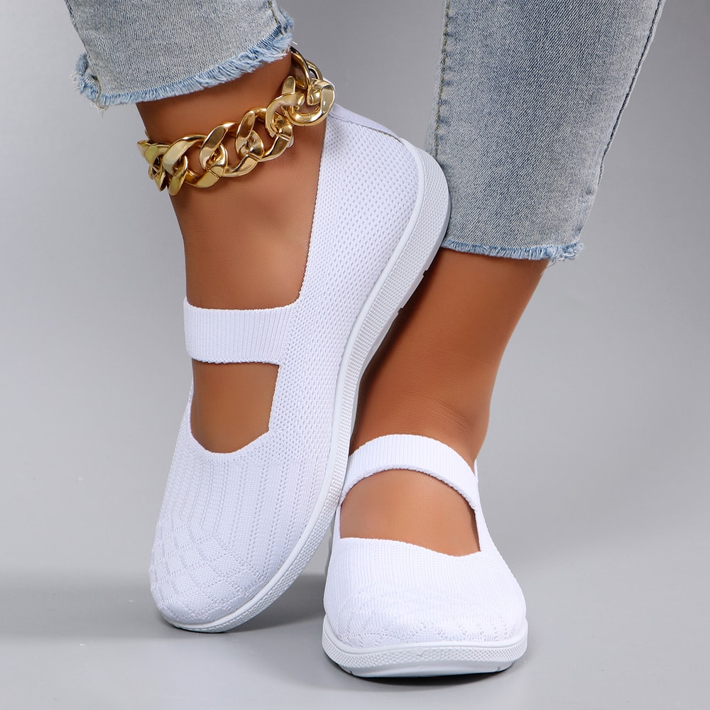 Fashionable Spring Women's Sports Shoes, Lightweight, Non-Slip, Wear-Resistant Flat Shoes